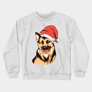 Dog Christmas Hat Crewneck Sweatshirt